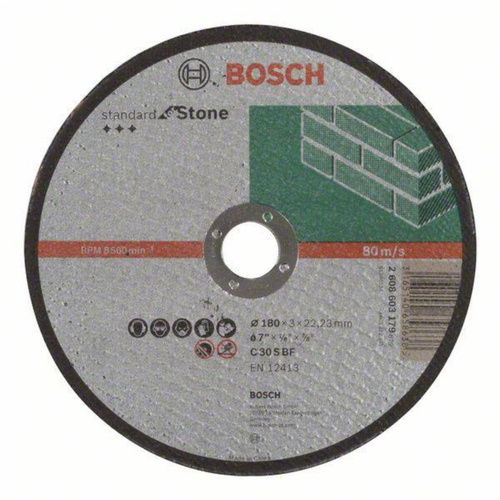 Tarcza do cięcia kamienia 180x22,23 mm Bosch 2608603179