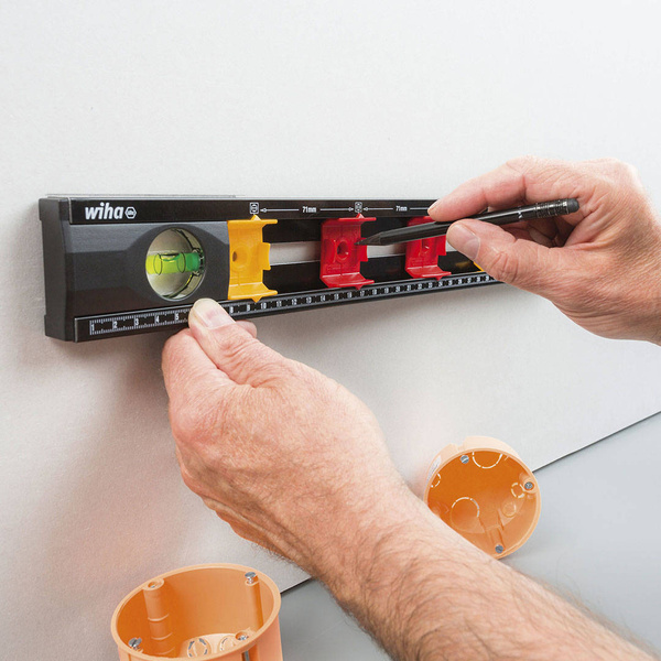 Poziomica dla elektryków do puszek 40cm Wiha 