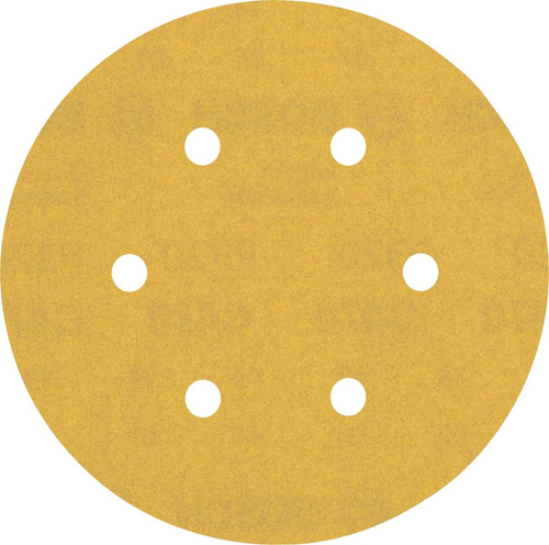 Papier ścierny EXPERT C470 z 6 otworami do szlifierek mimośrodowych 150 mm, G 320, 50 szt.