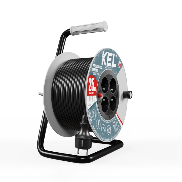 Przedłużacz bębnowy KEL PB-CR/S/25M/3X1/H05VV-F 