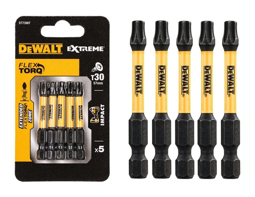 Zestaw 5 szt. bitów TX30 Dewalt DT7398T-QZ