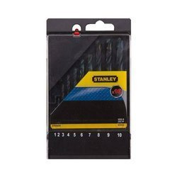 Stanley zestaw wierteł do metalu HSS-R DIN 338 10 SZTUK STA56030-QZ