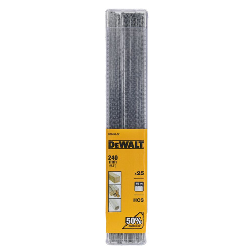 Zestaw 25 szt. brzeszczotów HCS do drewna Dewalt DT2493-QZ