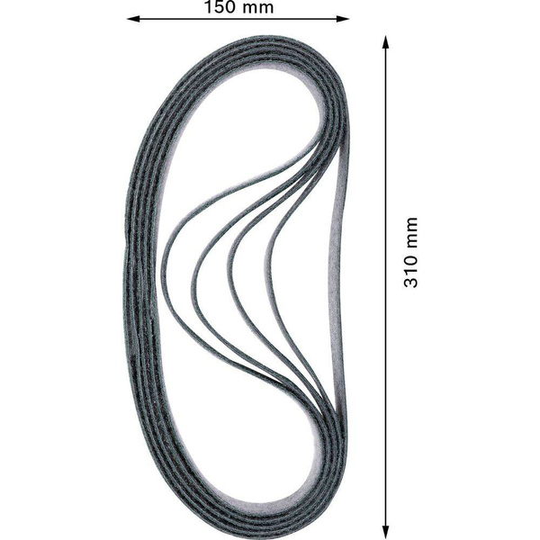 Pas ścierny 40 x 760 mm Bosch Expert 2608901256 (10 sztuk)
