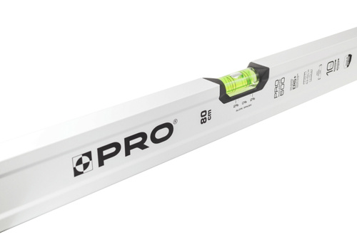 Poziomica PRO600 80 cm z libellą 2% PRO-AB080