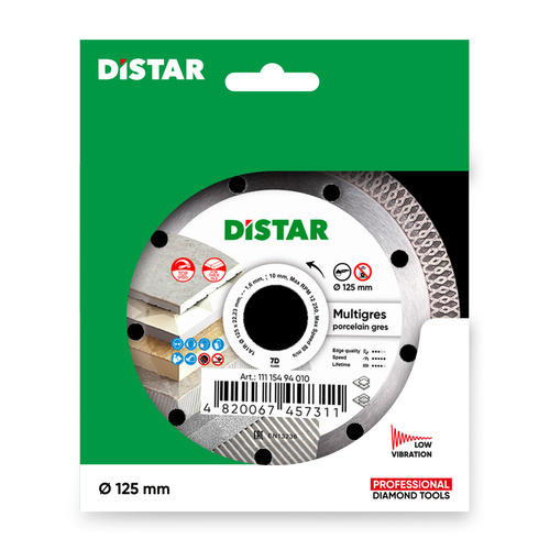 Tarcza diamentowa Distar 1A1R 125 mm