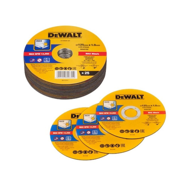 Tarcza do Metalu 125 mm Dewalt DT20594-QZ - 25 sztuk