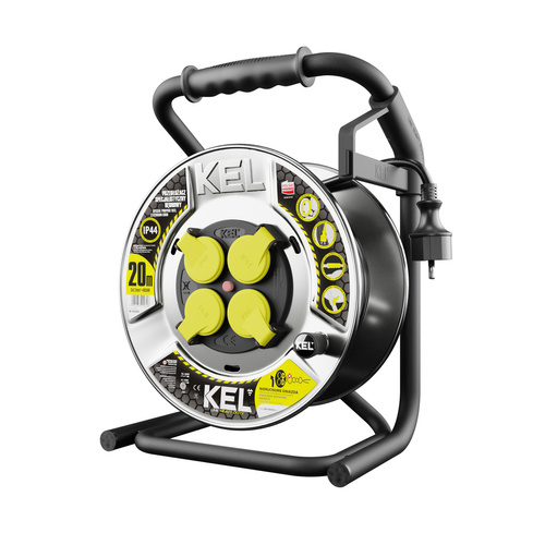 Przedłużacz bębnowy Kel Heavy Duty W-99249, 20M/3X2,5