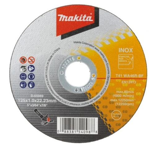 Tarcza do cięcia metalu INOX Makita D-65969 12szt.