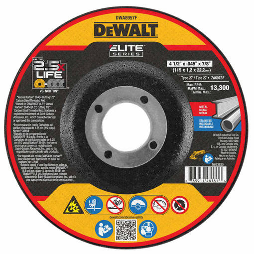 Tarcza tnąca DeWALT DWA8957F Elite Series