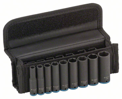 9-elem. zestaw nasadek, 6–14 mm Bosch 2608551097