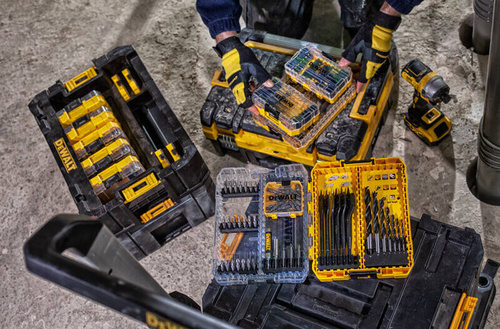 Otwarta walizka organizer do zestawów ToughCase DeWalt DT70716