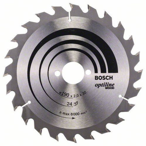 Tarcza pilarska Optiline Wood 190x30 Bosch 2608641185