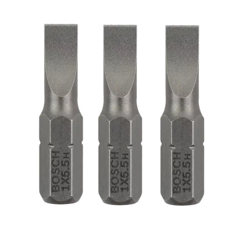 Zestaw 3 szt. bitów S1,0x5,5 Bosch Extra Hart 2607001464