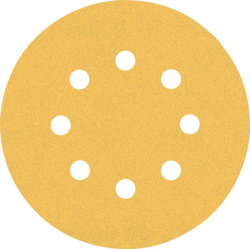 Papier ścierny EXPERT C470 z 8 otworami do szlifierek mimośrodowych 125 mm, G 120, 5 szt.