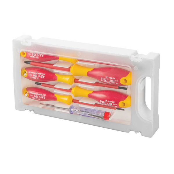 Wkrętaki Topex 1000 V Zestaw 6 szt. 39D150