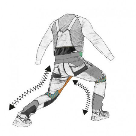 Ogrodniczki ochronne Lahti PRO L4060903 SLIM FIT L