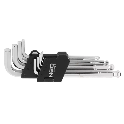 Zestaw 9 szt. kluczy sześciokątnych NEO Tools 09-525