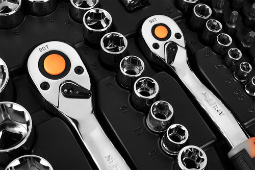 Klucze nasadowe NEO Tools 1/2", 3/8", 1/4" zestaw 219szt. 10-076