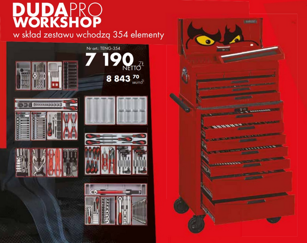 Wózek narzędziowy Teng Tools Duda Pro Workshop TENG-354