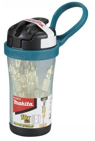 Zestaw 10 szt. bitów dwustronnych PZ2 Makita B-52928