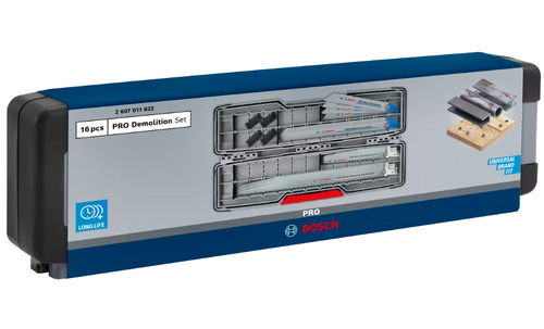 Zestaw brzeszczotów 16 El. PRO Tough Box Demolition Bosch PRO 2607011822