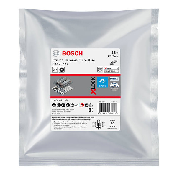 Tarcza fibrowa Bosch EXPERT R782 Prisma - P36, zestaw 25szt.