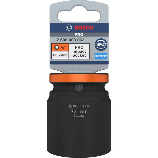 Nasadka udarowa 3/4" Bosch 2608003063 rozmiar 32 mm