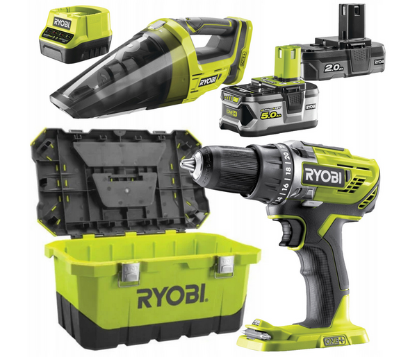 Zestaw elektronarzędzi Ryobi R18DD3-252VT