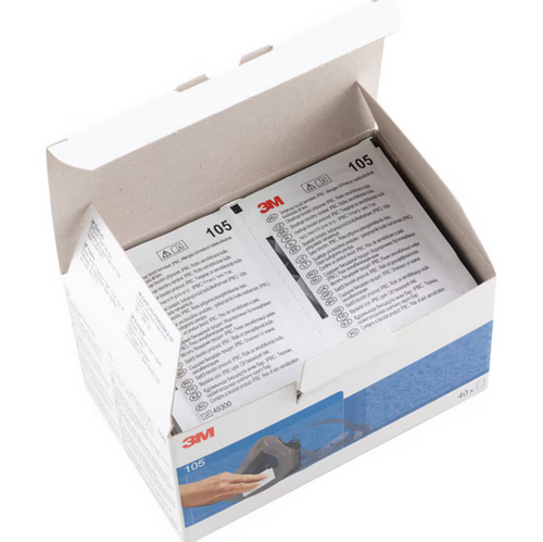 Ściereczki czyszczące do masek wielokrotnego użytku 3M™ 7100050720-OPAK