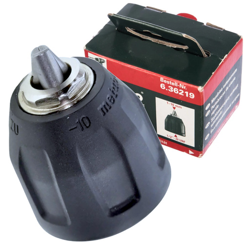 Szybkomocujący uchwyt wiertarski Futuro Plus 1-10 mm, 1/2" UNF Metabo 636219000