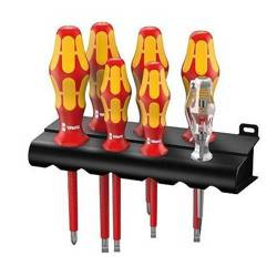 Zestaw wkrętaków izolowanych 1kV Wera - 7 elementów + wieszak