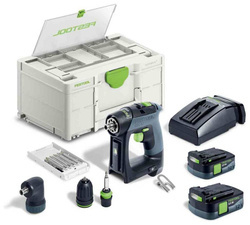 Wiertarko-wkrętarka Festool CXS 12 2.5-Set (576865)