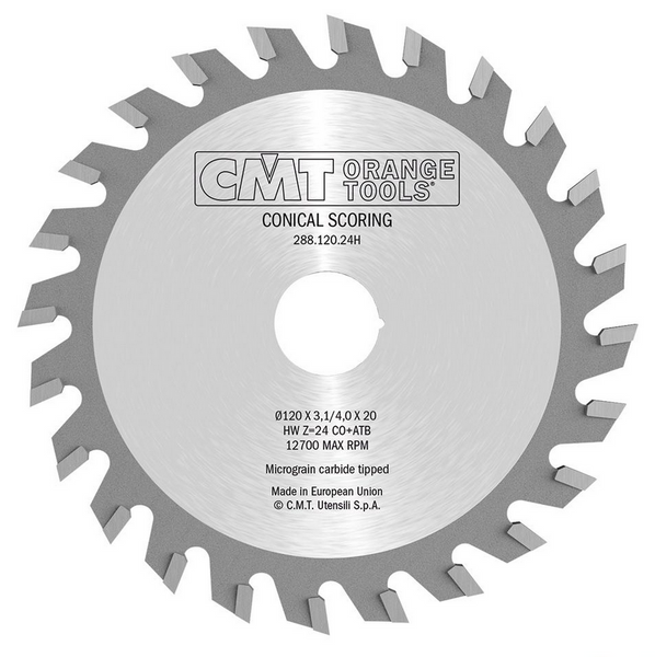 Piła podcinak trapezowy HM D=120 F=20 CMT 288.120.24H