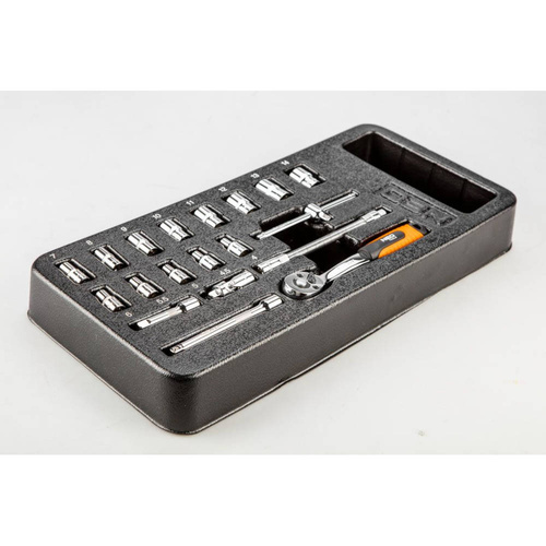 Klucze nasadowe NEO Tools 1/4'' zestaw 19szt. 84-237