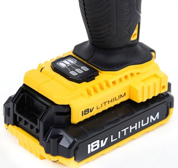 Akumulatorowa wiertarko-wkrętarka z udarem + zestaw akcesoriów 50 szt. Stanley Fatmax FMCK625D2F