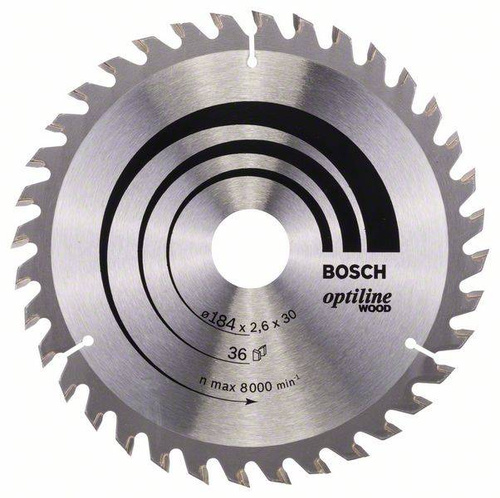 Tarcza pilarska Optiline Wood 184x30 Bosch 2608640611