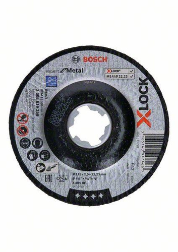 Tarcza tnąca Expert for Metal X-LOCK z prostym otworem A 30 S BFx115x22,23 Bosch 2608619256