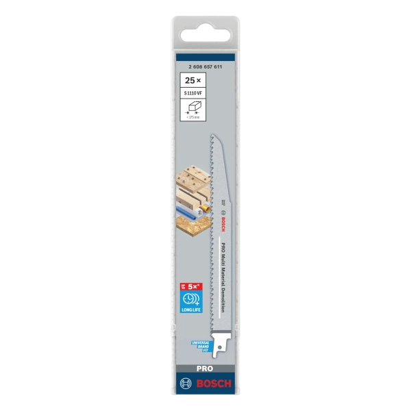 Brzeszczot do piły szablastej Bosch (2608657611) 25 szt.