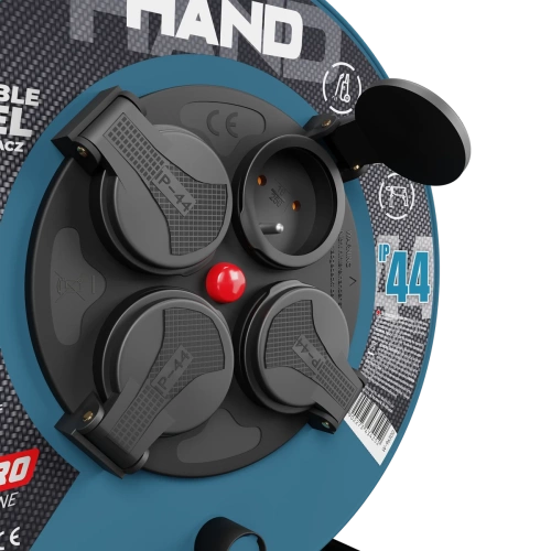 Przedłużacz bębnowy Hand Line KEL W-96300, 20M/3x1,5