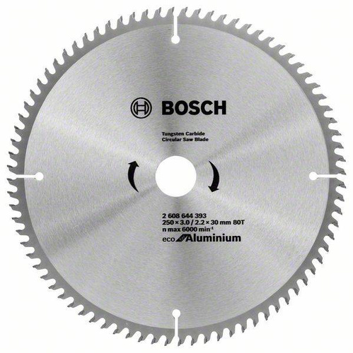 Tarcza Eco for Aluminium do pił kątowych 250x30 Bosch 2608644393