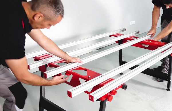 Stół roboczy do obróbki płytek wielkoformatowych SlabSystem 18935 Rubi