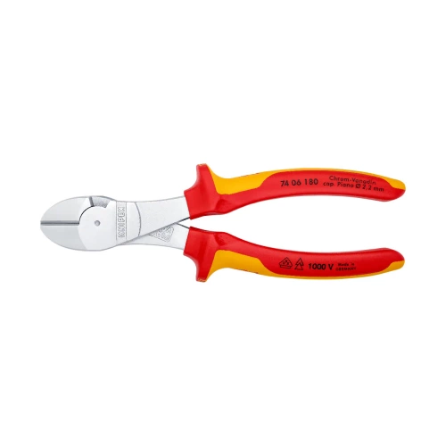Izolowane szczypce tnące Knipex 7406180