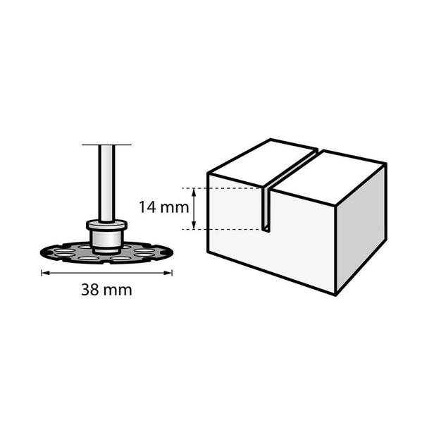 Tarcza tnąca do drewna Dremel 2615S544JB
