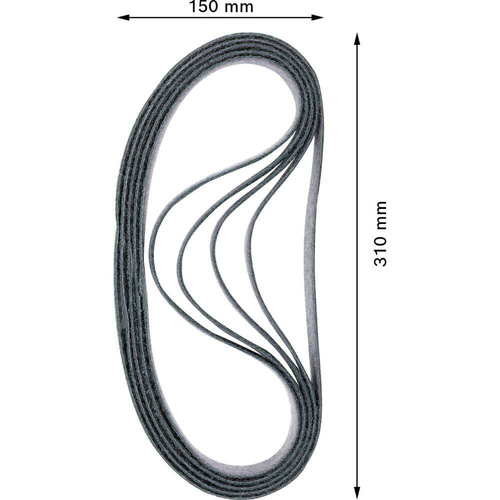 Pas ścierny 40 x 760 mm Bosch Expert 2608901256 (10 sztuk)
