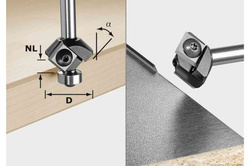 Frez z płytkami S8 HW 45° D27 12x12 KL Festool 499807