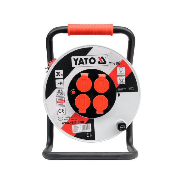 Przedłużacz bębnowy 3x2,5 mm 30 m Yato YT-8106