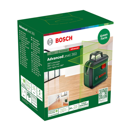 Laser krzyżowy Bosch AdvancedLevel 360 0603663B06