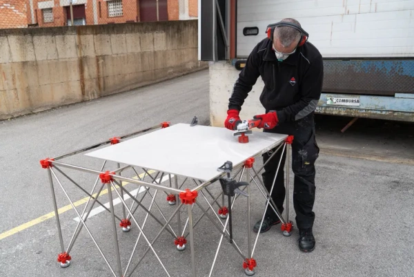 Składany stół roboczy 300 x 120 cm Rubi 28917