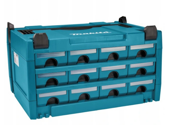Walizka Makpak z szufladami (3x4) Makita P-84327